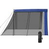 Pavilion auto Navaris, 290x200x200 cm, pentru 3-4 persoane, cu plasa 360°, NAV0000273J001C