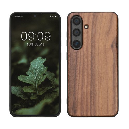 Husa Samsung Galaxy S24, Maro, Lemn, KWM000021LE001C