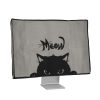 Husa Kwmobile pentru monitor de 31-32 inch, Gri/Negru, Plastic, KWM000008YG009C