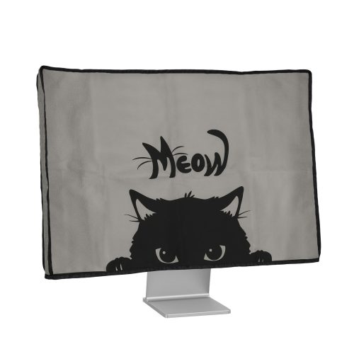 Husa Kwmobile pentru monitor de 31-32 inch, Gri/Negru, Plastic, KWM000008YG009C
