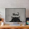 Husa Kwmobile pentru monitor de 31-32 inch, Gri/Negru, Plastic, KWM000008YG009C
