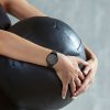 Set 2 Huse Kwmobile cu sticla securizata pentru Xiaomi Watch S1, Negru, Plastic, KWM000015ES004C