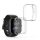 Set 2 Huse Kwmobile pentru Amazfit Bip 3/Bip 3 Pro, Transparent, Silicon, KWM0000194M003C