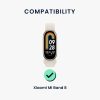 Curea Kwmobile pentru Xiaomi Mi Band 8, Verde inchis, Silicon, KWM0000252E002C