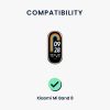 Curea Kwmobile pentru Xiaomi Mi Band 8, Verde, Bumbac, KWM0000252G002C
