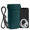 Husa Universala telefon, Marime XXL - 7 inch, Verde inchis, Textil, KWM0000199C004C