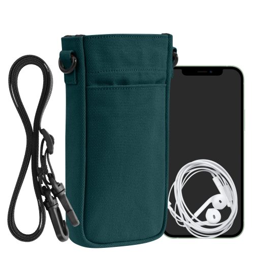 Husa Universala telefon, Marime XXL - 7 inch, Verde inchis, Textil, KWM0000199C004C