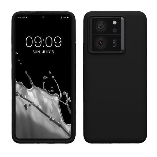Husa Xiaomi 13T/13T Pro, Negru, Silicon, KWM000020IT001C