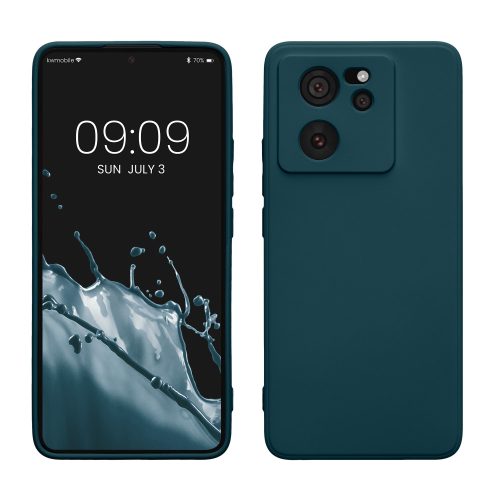 Husa Xiaomi 13T/13T Pro, Verde, Silicon, KWM000020IU004C