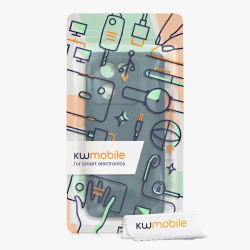 Husa Xiaomi 13T/13T Pro, Verde, Silicon, KWM000020IU004C