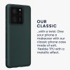 Husa Xiaomi 13T/13T Pro, Verde inchis, Silicon, KWM000020IW003C