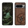 Husa Google Pixel 8 Pro, Maro/Albastru, Lemn, KWM0000209C003C
