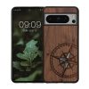 Husa Google Pixel 8 Pro, Maro/Albastru, Lemn, KWM0000209C003C