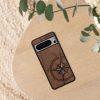 Husa Google Pixel 8 Pro, Maro/Albastru, Lemn, KWM0000209C003C