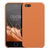 Husa Apple iPhone 5/iPhone 5s/iPhone SE, Portocaliu, Silicon, KWM000008GO101C