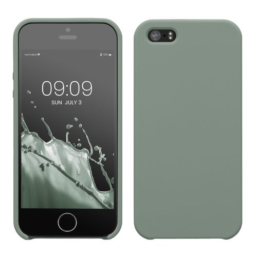 Husa Apple iPhone 5/iPhone 5s/iPhone SE, Verde, Silicon, KWM000008GO103C