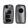 Husa Cheie Auto Kwmobile pentru Skoda/Seat 3 Butoane, Gri/Negru, Silicon, KWM000009SP018C