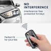 Husa Cheie Auto Kwmobile pentru Skoda/Seat 3 Butoane, Gri/Negru, Silicon, KWM000009SP018C
