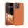 Husa Apple iPhone 12/iPhone 12 Pro, Portocaliu, Silicon, KWM000011JP098C