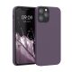 Husa Apple iPhone 12/iPhone 12 Pro, Mov inchis, Silicon, KWM000011JP099C