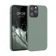 Husa Apple iPhone 12/iPhone 12 Pro, Verde, Silicon, KWM000011JP100C