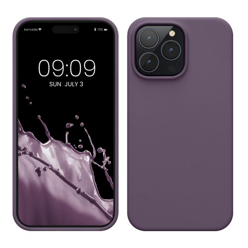 Husa Apple iPhone 14 Pro Max, Mov inchis, Silicon, KWM000016NL032C