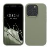 Husa Apple iPhone 15 Pro, Verde, Silicon, KWM000020CC016C