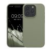 Husa Apple iPhone 15 Pro, Verde, Silicon, KWM000020CC016C