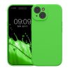 Husa Apple iPhone 15, Verde, Silicon, KWM000022OL002C