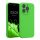 Husa Apple iPhone 15 Pro, Verde, Silicon, KWM000022OM005C