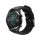 Curea Kwmobile pentru Huawei Watch GT 3/Watch GT 2/Watch GT, Negru, Piele naturala, KWM000013PG003C