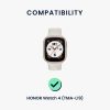 Curea Kwmobile pentru Honor Watch 4, Verde inchis, Silicon, KWM0000253E002C