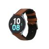 Curea Kwmobile pentru Samsung Galaxy Watch 5/Galaxy Watch 5 Pro/Galaxy Watch 4, Maro/Negru, Piele naturala, KWM0000253I001C