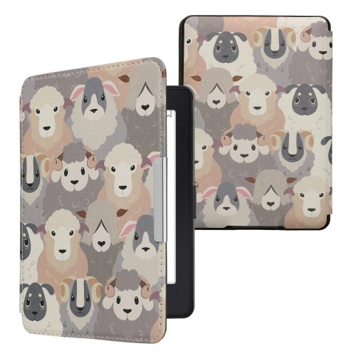 Husa Kwmobile pentru Amazon Kindle Paperwhite, Multicolor, Piele ecologica, KWM000007TD035C