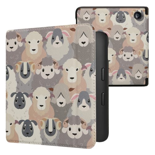 Husa Kwmobile pentru Kobo Libra 2, Multicolor, Piele ecologica, KWM0000198X015C