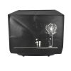 Husa de protectie Kwmobile pentru Philips Essential Airfryer XL, Negru/Alb, Plastic, KWM000023RE002C