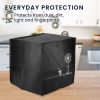 Husa de protectie Kwmobile pentru Philips Essential Airfryer L, Negru/Alb, Plastic, KWM000023RG002C
