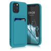 Husa Apple iPhone 12/iPhone 12 Pro, Albastru deschis, Silicon, KWM0000134D013C
