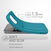 Husa Apple iPhone 12/iPhone 12 Pro, Albastru deschis, Silicon, KWM0000134D013C