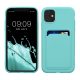 Husa Apple iPhone 11, Verde deschis, Silicon, KWM0000134F014C