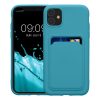 Husa Apple iPhone 11, Albastru deschis, Silicon, KWM0000134F015C