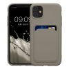Husa Apple iPhone 11, Gri, Silicon, KWM0000134F016C