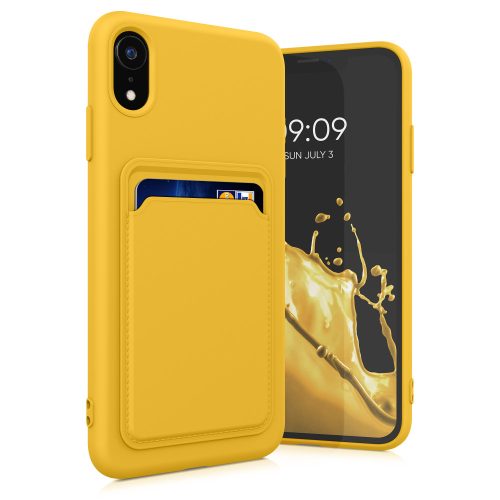 Husa Apple iPhone XR, Galben, Silicon, KWM0000134H012C