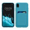 Husa Apple iPhone XR, Albastru deschis, Silicon, KWM0000134H013C
