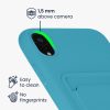 Husa Apple iPhone XR, Albastru deschis, Silicon, KWM0000134H013C