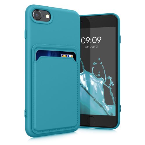 Husa Apple iPhone 8/iPhone 7/iPhone SE 2, Albastru deschis, Silicon, KWM0000134I015C