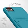Husa Apple iPhone 8/iPhone 7/iPhone SE 2, Albastru deschis, Silicon, KWM0000134I015C