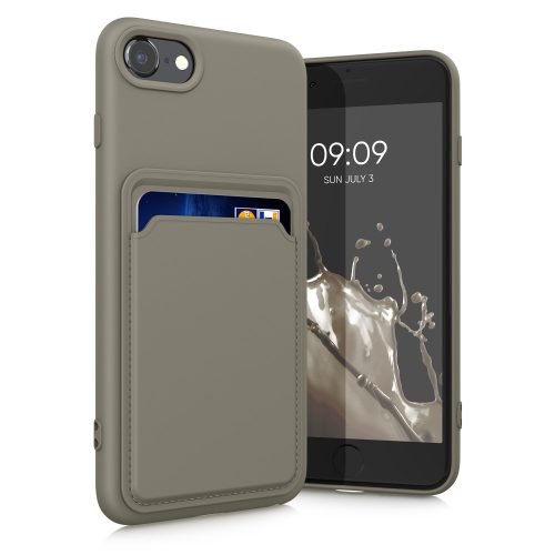 Husa Apple iPhone 8/iPhone 7/iPhone SE 2, Gri, Silicon, KWM0000134I016C