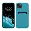 Husa Apple iPhone 13, Albastru deschis, Silicon, KWM000013RD013C