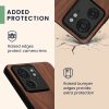 Husa Motorola Edge 40, Maro, Lemn, KWM000022OT001C